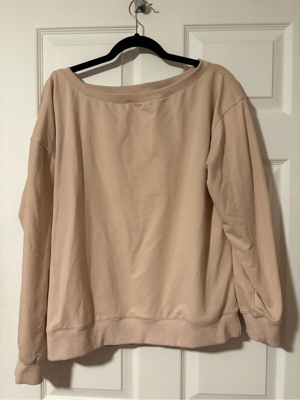 Amazon Off-the-Shoulder Lightweight Sweater - Cream